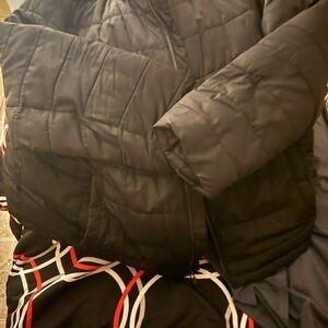 GAP Factory Quilted Black Puffer Coat